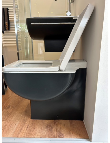 Kerasan Pelican WC sēdpods ar vāku/stipr. balts/melns - 4