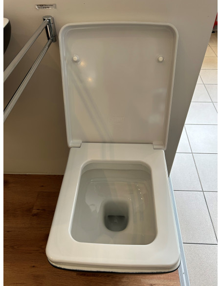 Kerasan Pelican WC sēdpods ar vāku/stipr. balts/melns - 7