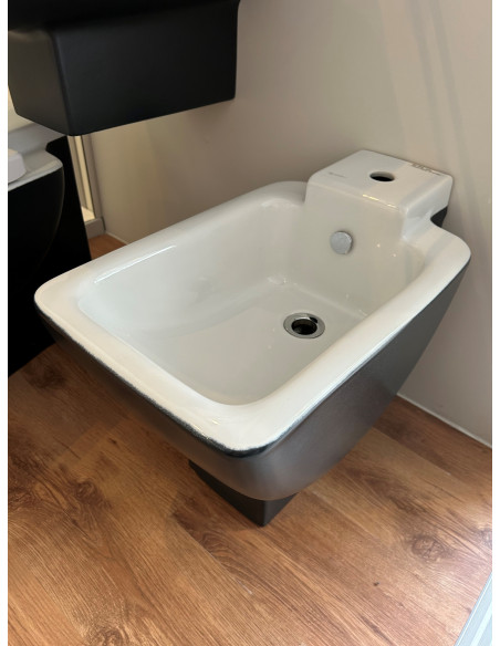 Bidē pods balts+melns - 1