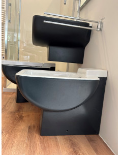 Bidē pods balts+melns - 1 2