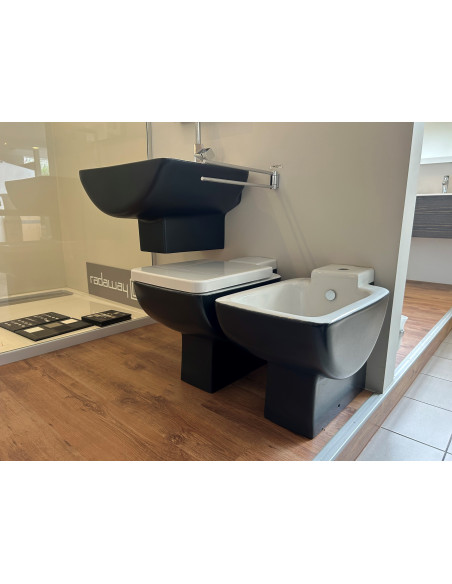 Kerasan Pelican keramiskā izlietne 60cm 244024, balta/melna - 1