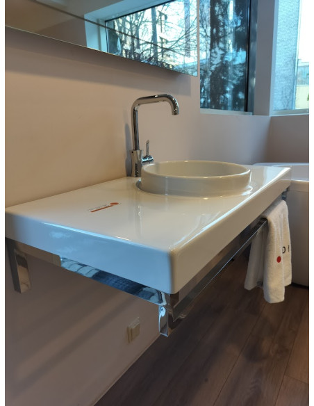 Keramiskā izlietne L1070 105X50, balta - 5