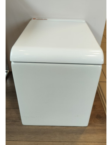 Art Ceram Lafontana S27+S21 WC-puodas, baltas/juodas, su SC dangčiu - 3