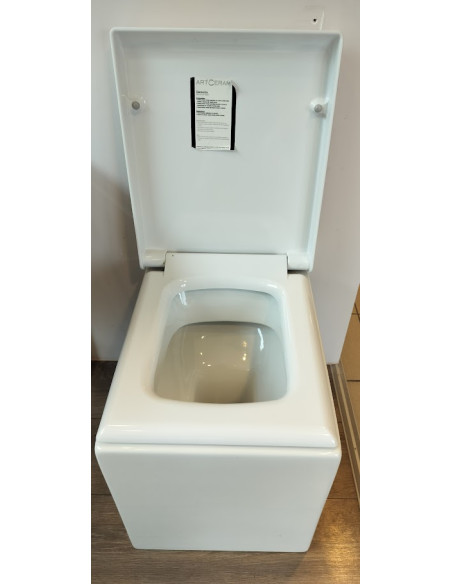 Art Ceram Lafontana S27+S21 WC bowl white/black with SC lid - 4