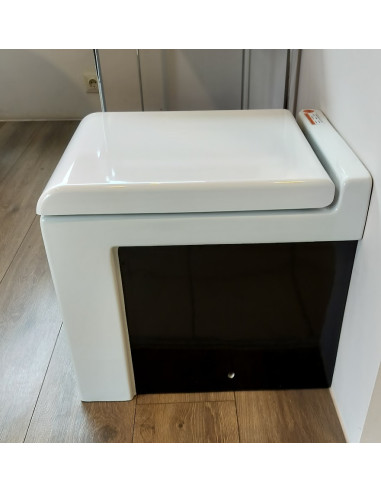 Art Ceram Lafontana S27+S21 WC pods balts/melns ar SC vāku - 6