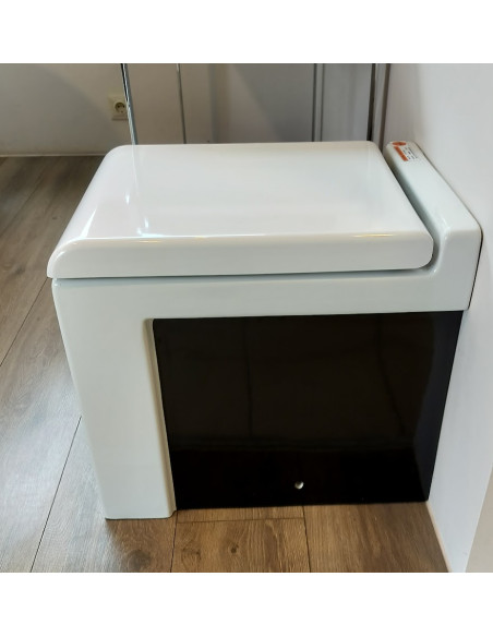 Art Ceram Lafontana S27+S21 WC pods balts/melns ar SC vāku - 6