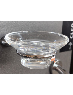 Soap dish (glass) with holder EMCO LOGO - 1