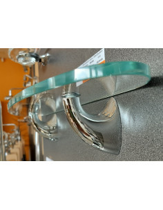 Glass shelf 450x120x10mm 03810005400, CLEO - 4 2