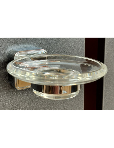 Glass cup with holder 02750010, chrome SMART - 4