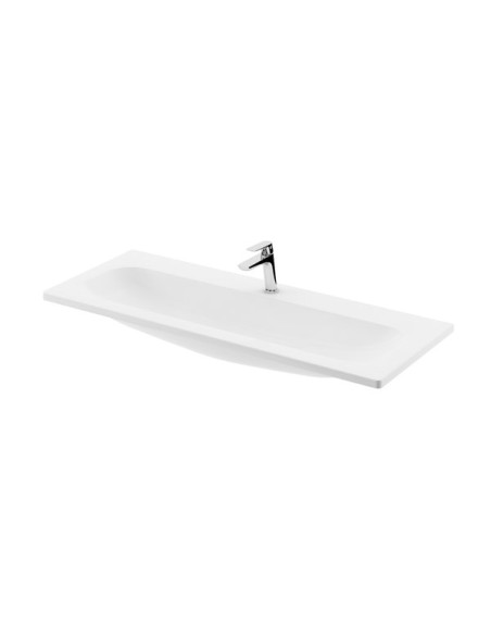 Ravak Clear 100cm Sink white with tap hole, XJJ01110000 - 4