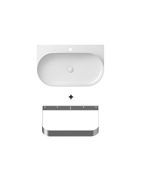 Izlietne Classic II 600 balta ar caurumiem, XJX01160003