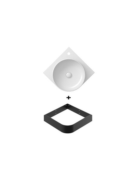 Izlietne Yard 800 keramikas izlietne bez cauruma, balta, XJX01080000