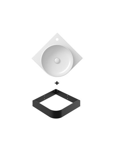 Izlietne Lite 800/450 S, balta bez pārplūdes ar...