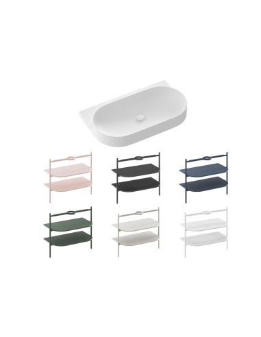 Izlietne Yard 800, keramika, balta, matēta,...