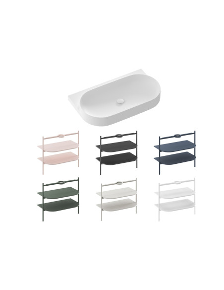 Izlietne Yard 800, keramika, balta, matēta, XJX0E280001