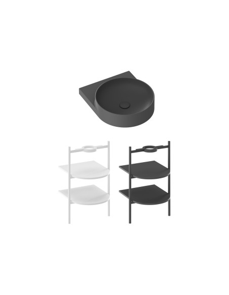 Izlietne Yard 400 Keramikas izlietne Yard 450 C, antracīta krāsa, XJX03240002