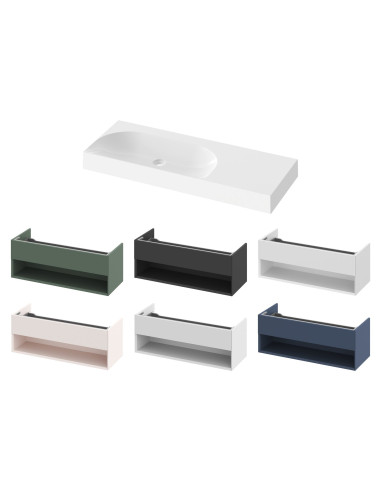 Izlietne Lite 1200/800 R, balta bez pārplūdes...