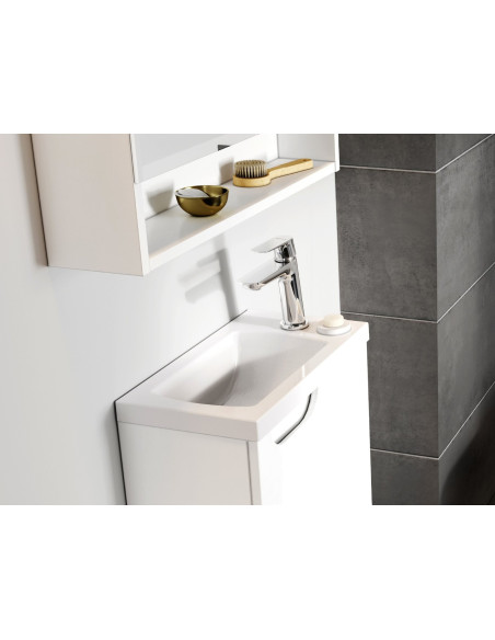 Maza izlietne Classic II 400 balta ar caurumiem, XJX01140004