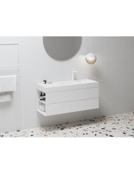 Izlietne Lite 1200/800 L, balta, bez pārplūdes ar caurumu, XJXL1212000