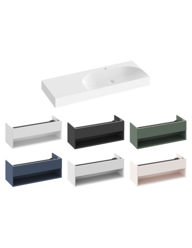 Izlietne Lite 1200/800 L, balta, bez pārplūdes...