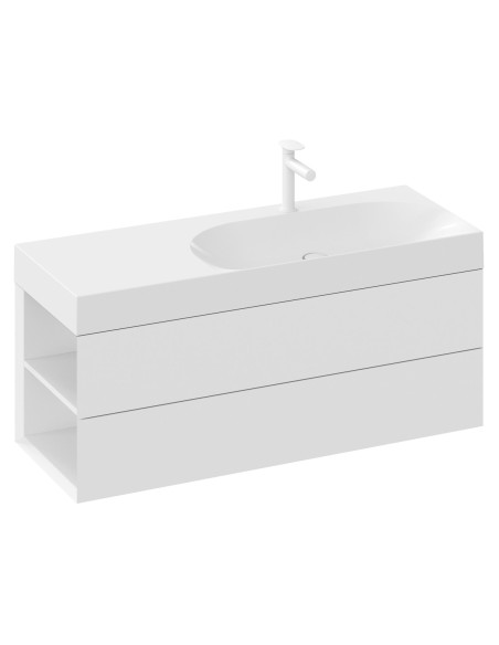 Izlietne Lite 1200/800 L, balta, bez pārplūdes ar caurumu, XJXL1212000