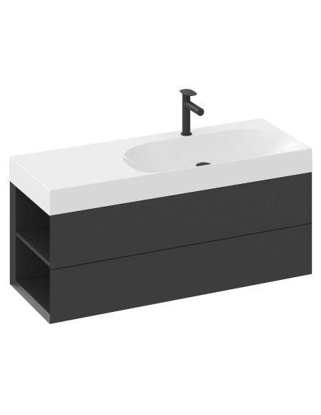 Izlietne Lite 1200/800 L, balta, bez pārplūdes ar caurumu, XJXL1212000