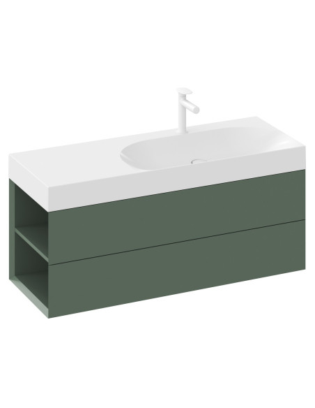 Izlietne Lite 1200/800 L, balta, bez pārplūdes ar caurumu, XJXL1212000