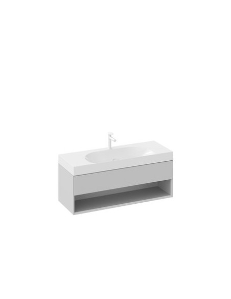 Izlietne Lite 1200/800 L, balta, bez pārplūdes ar caurumu, XJXL1212000