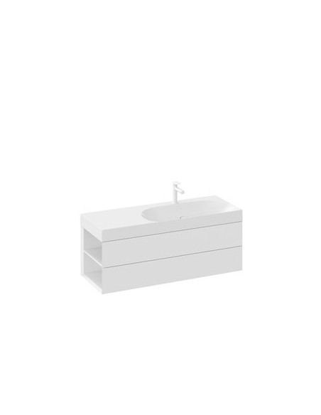 Izlietne Lite 1200/800 L, balta, bez pārplūdes ar caurumu, XJXL1212000