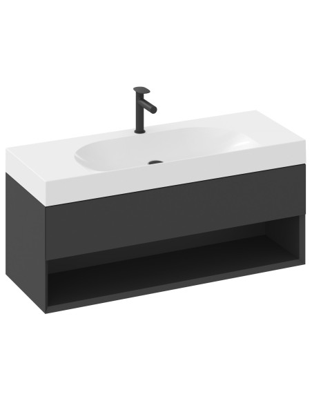 Izlietne Lite 1200/800 S, balta, bez pārplūdes ar caurumu, XJX01212000