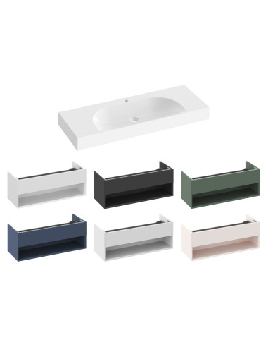 Izlietne Lite 1200/800 S, balta, bez pārplūdes...