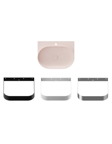 Izlietne Yard 600, keramikas, alabastra rozā,...