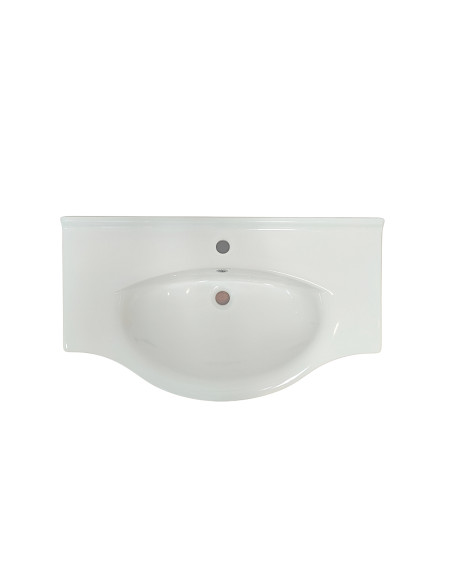 Keramiskā izlietne, 86x35/50cm, balta LUA - 2