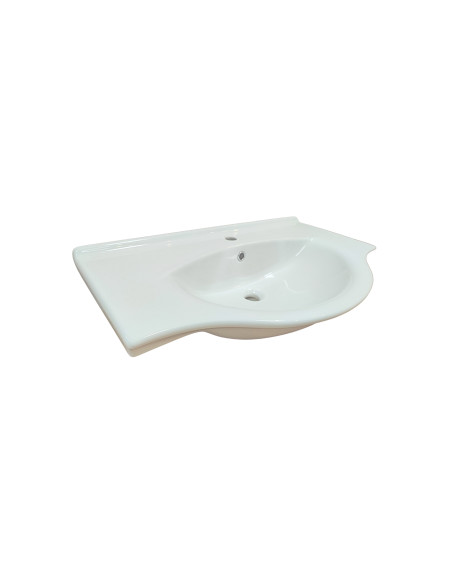 Keramiskā izlietne, 86x35/50cm, balta LUA - 4