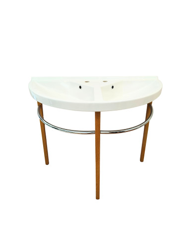 Keramiskā izlietne(dubulta)D96 balta - 1