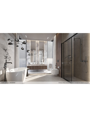 Смеситель для раковины, скрытого монтажа, BQS_D54L - 3