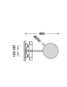 TRES Aspen dušas komplekts ar termostatu, melns matēts - 3 2