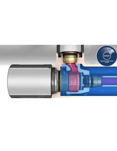 „Grohe Euphoria“ dušo sistema su termostatu – dušo galva 310 mm – purškimo būdas „Rain“, 26075DC0 - 1