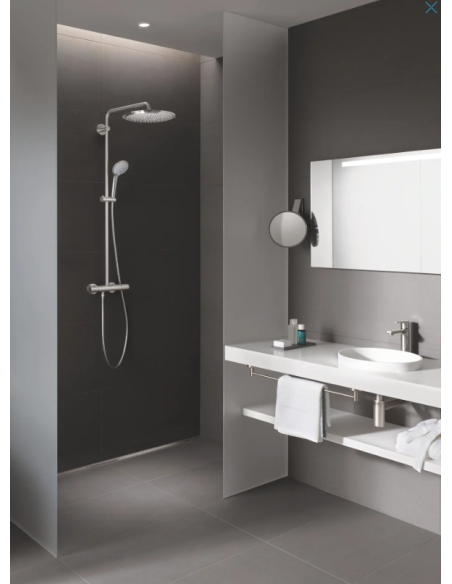Grohe Euphoria - Shower set 310 with thermostat, 3 spray modes, supersteel 26075DC0 - 4