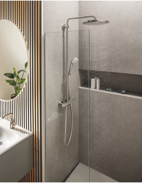 „Grohe Euphoria“ dušo sistema su termostatu – dušo galva 310 mm – purškimo būdas „Rain“, 26075DC0 - 10