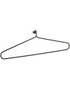 Hanger for electric towel rail 704151010, stainless steel, black - 1