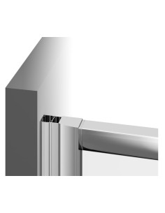 Shower corner BLRV2K-90 glossy aluminum+glass Grape, 1XV70C00ZG - 8 2