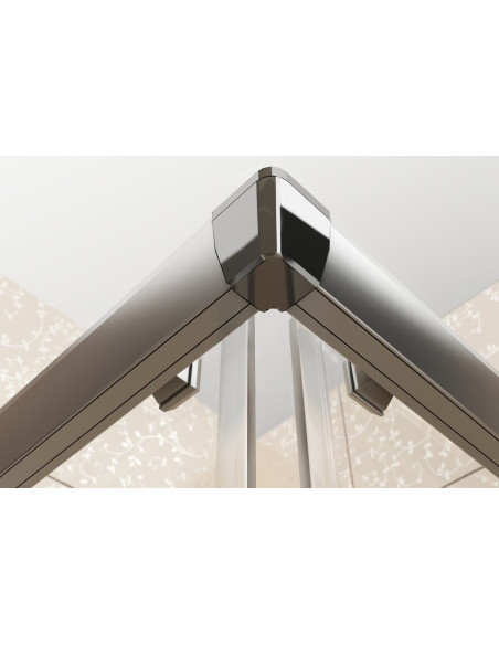 Shower corner BLRV2K-90 glossy aluminum+glass Grape, 1XV70C00ZG - 4