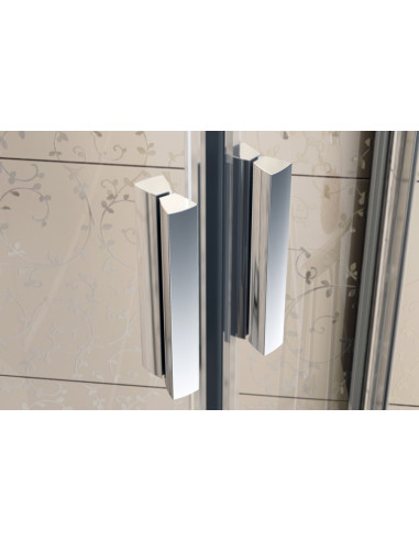 Shower corner BLRV2K-90 glossy aluminum+glass Grape, 1XV70C00ZG - 6