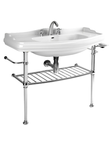 Kerasan Retro konsool koos riiuliga valamu jaoks 100cm - 10