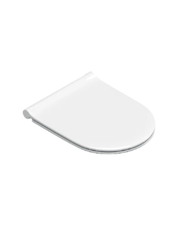 Тонкая крышка для кастрюли Catalano Sfera 50/Zero 50 с доводчиком, 46x35 см, глянцевая белая. - 3