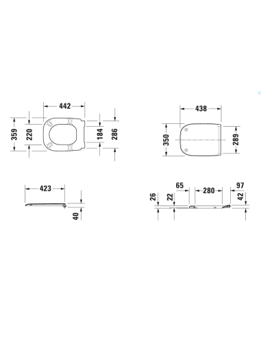 D-Code WC vāks ar SoftClose funkciju - 1
