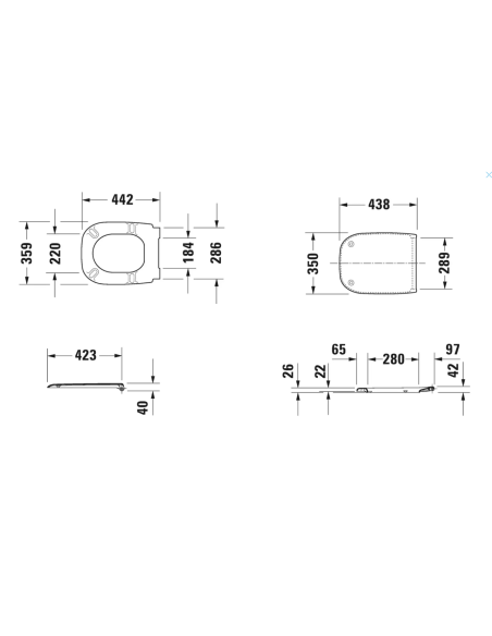 D-Code WC vāks ar SoftClose funkciju - 1