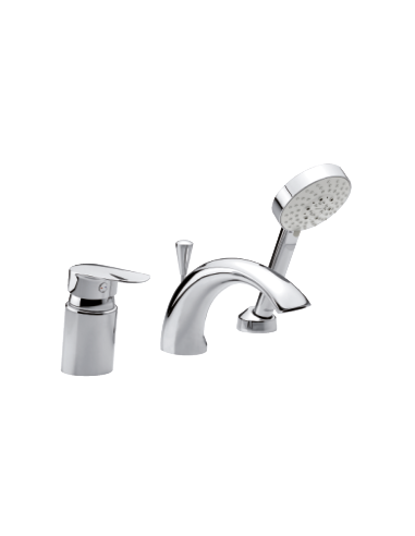 Damixa Damixa Clover Chrome 3-hole bath shower...