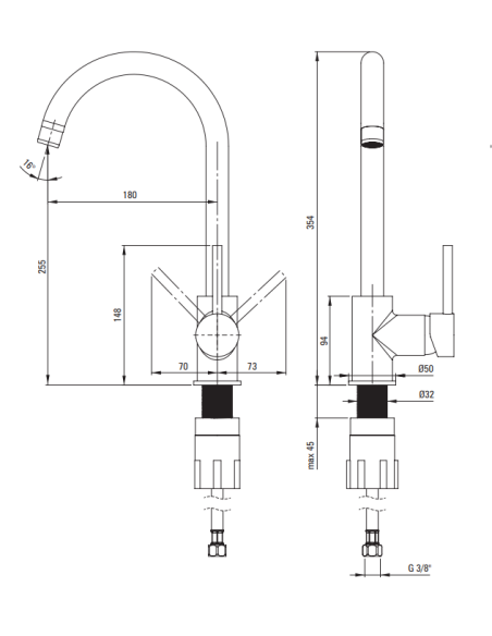 NEMEZJA - Köögisegisti - Antratsiitmetallik - BEN_T62M - 2